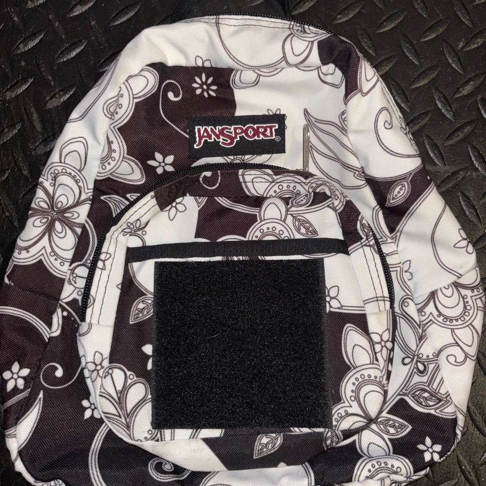 Jansport Monochrome Floral Mini Backpack